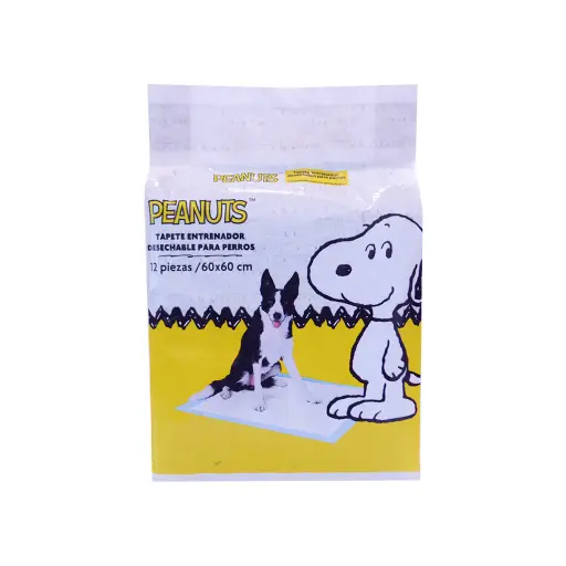 [7503032591049] Tapete entrenador para perro 12 pzas Peanuts