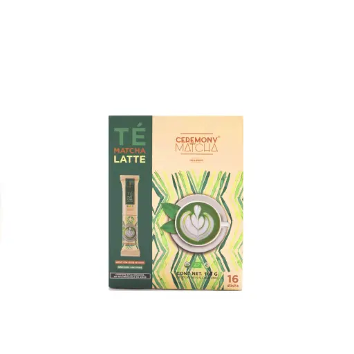 [7503018011103] Té matcha latte con stevia 160 g Mayan Sweet