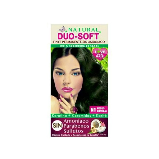 [806802644578] Tinte N1 negro natural 60 g Natural Duo Soft