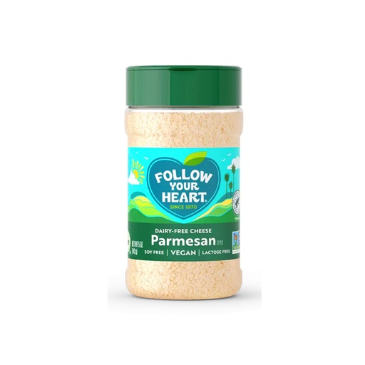 [049568600055] Queso vegano tipo parmesano molido 142 g Follow your Heart