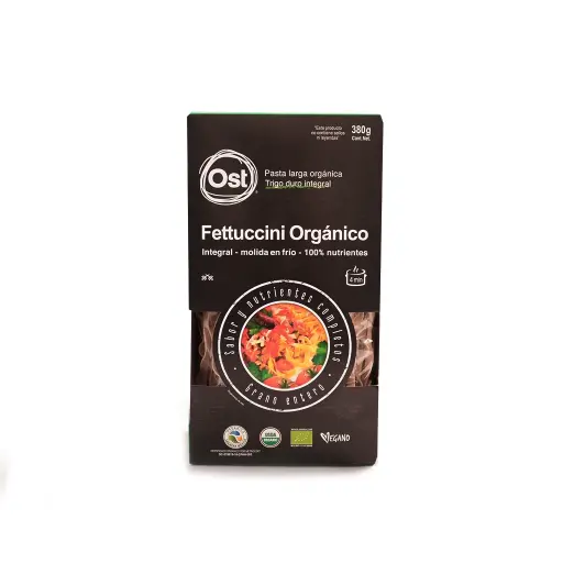 [7500326306358] Fettuccini integral orgánico 380 g Ost Gourmet