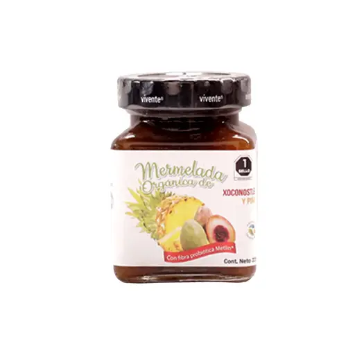 [7502258966105] Mermelada de xoconostle y piña 225 g Vivente