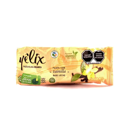 [7502258960363] Paleta de leche sabor vainilla 90 g Yelix