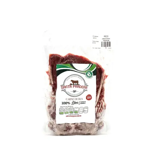 [003] Arrachera premium de res 500 g Santa Pradera