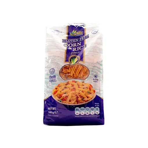 [5941634003201] Pasta de maíz y arroz tornillo 500 g D'oro