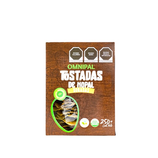 [7503025477060] Tostadas de nopal horneadas 200 g Omnipal