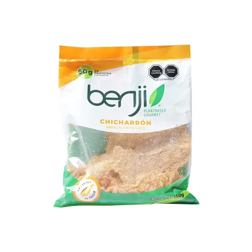 [7500463581526] Chicharrón vegano de trigo 150 g Benji