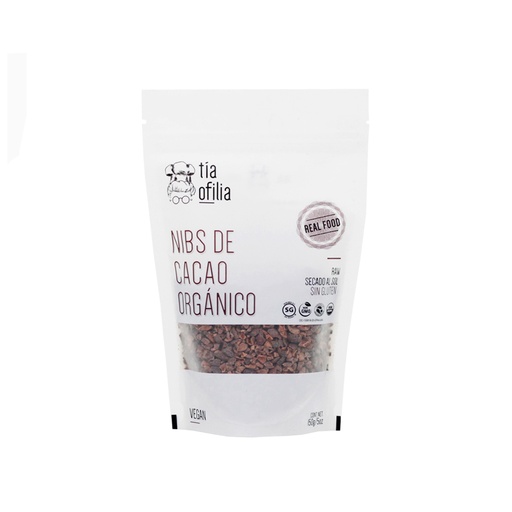 [7503019292501] Nibs de cacao orgánico 150 g Tía Ofilia 