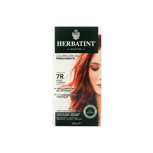 [8016744806015] Tinte 7R rubio cobrizo 150 ml Herbatint