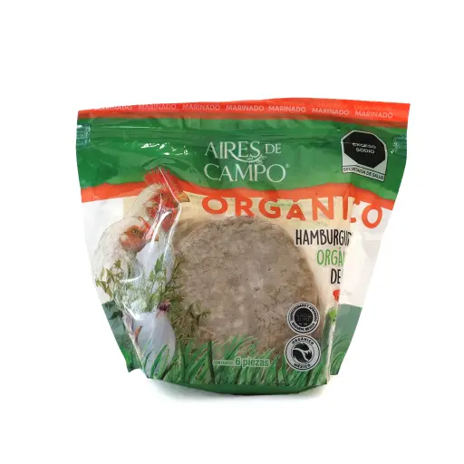 [7502219839066] Hamburguesas de pollo 6 pzas Aires de Campo