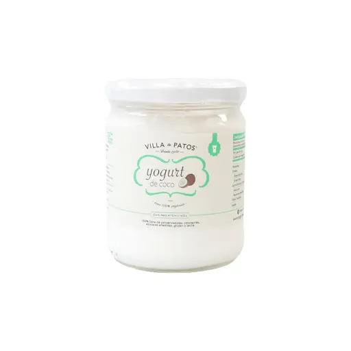 [664697032258] Yogurt orgánico de coco 470 ml Villa de Patos
