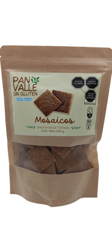 [7503052082169] Galletas mosaico sin gluten 200 g Pan Valle