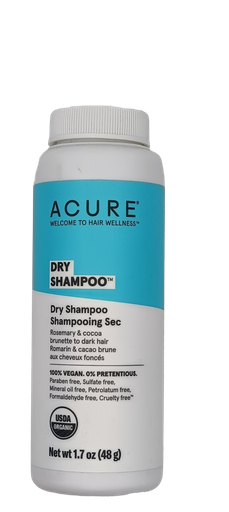 [813424020383] Shampoo seco para cabello obscuro 48 g Acure