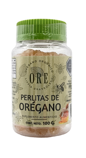 [7503008731301] Perlitas de orégano y miel 100 g Ore