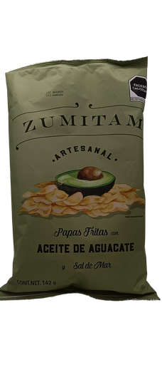[7500463399268] Papas con aceite de aguacate 142 g Zumitam
