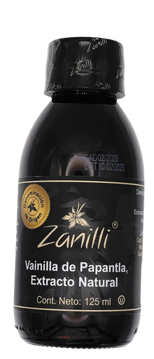 [7503011472116] Extracto Natural Vainilla de Papantla 125ml Zanilli