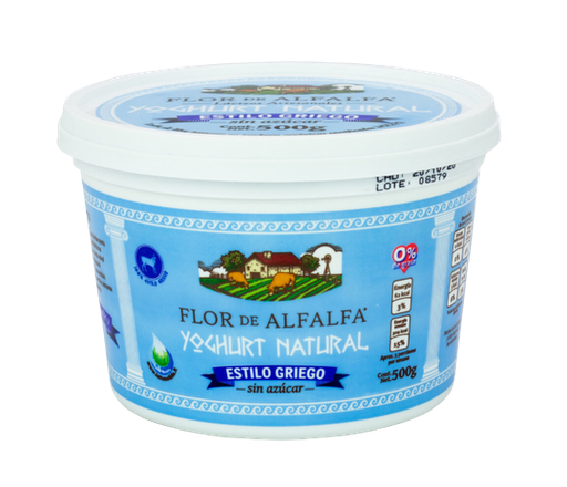 [7503002671870] Yogurt Griego 500 g Flor de alfalfa