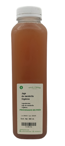[3100196] Jugo de membrillo orgánico 500 ml Villa de Patos