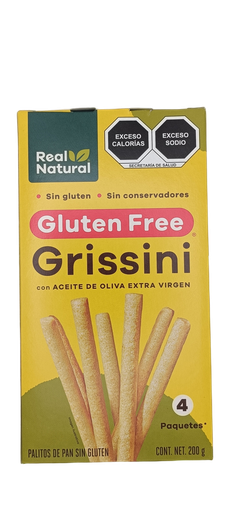 [7503024877625] Palitos de pan sin gluten 200 g Real Natural