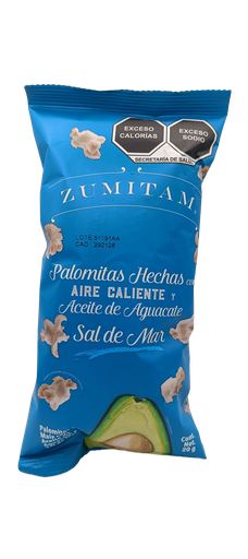 [7503027758631] Palomitas de maíz con sal de mar 20 g Zumitam