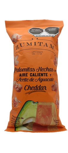 [7503027758648] Palomitas de maíz sabor cheddar 28 g Zumitam