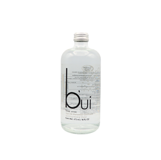 [7503015505049] Agua gasificada en vidrio 473 ml Bui