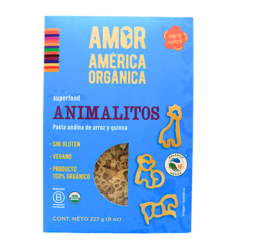 [7758079001055] Pasta Animalitos 227g América Orgánica