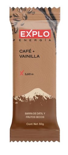 [7502236175185] Barra de café vainilla y dátil 50g Explo