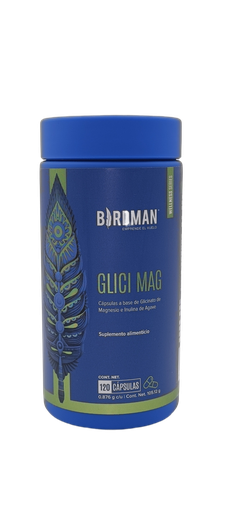 [7503038209153] Glicinato de magnesio 120 cáps. Birdman