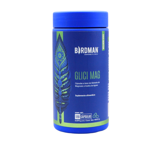 [7503038209153] Glicinato de magnesio 120 cáps. Birdman