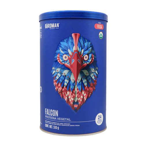 [7503025737522] Proteína vegetal fresa 480 g Falcon Birdman