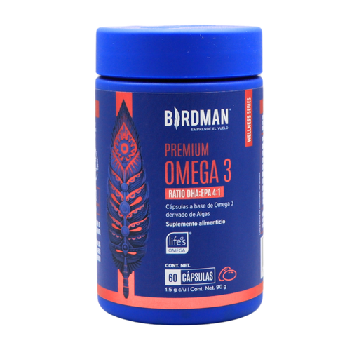 [7503037273995] Omega 3 premium 60 cáps. Birdman