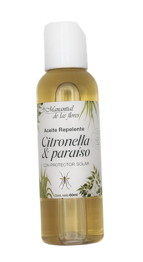 [7503020772009] Aceite repelente de insectos y protector solar 60 ml Manantial de las Flores
