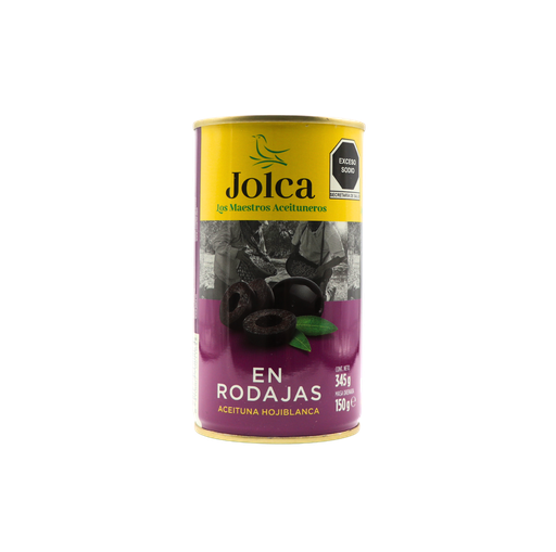 [8410667021164] Aceituna negra en rodajas lata 345 g Jolca