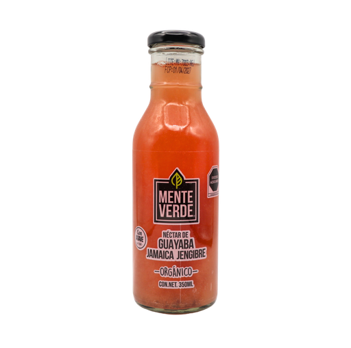 [7503013909528] Néctar guayaba jamaica jengibre 350 ml Mente verde 