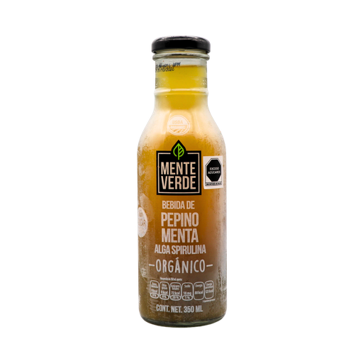 [7503013909382] Bebida de pepino menta alga spirulina 350 ml Mente verde 