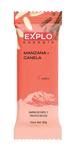 [7502236175154] Barra de manzana canela y dátil 50 g Explo