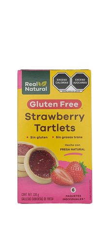 [7503024877687] Tartaletas de fresa sin gluten 130 g Real Natural