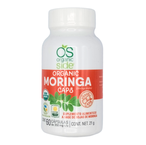 [7500326853654] Moringa orgánica 60 cáp. 21 g Organic Side