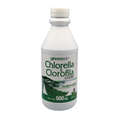 [033119300464] Chlorella y clorofila 500 ml Green Side
