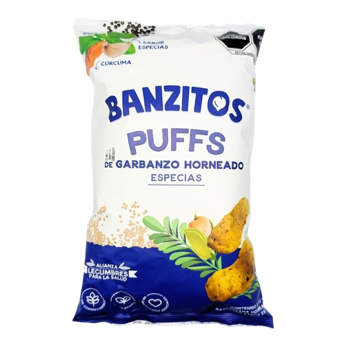 [7401176101066] Puffs de garbanzo especias 130 g Banzitos