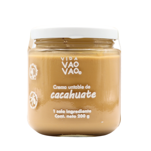 [7500465139176] Crema de cacahuate 200 g Vida Vao Vao