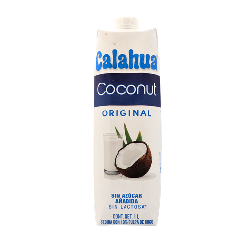[0810990003062] Bebida de coco sin azúcar 1 L Calahua