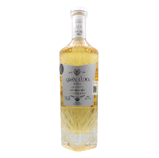 [7500464977014] Tequila reposado orgánico 750 ml Gran Lujo (copia)