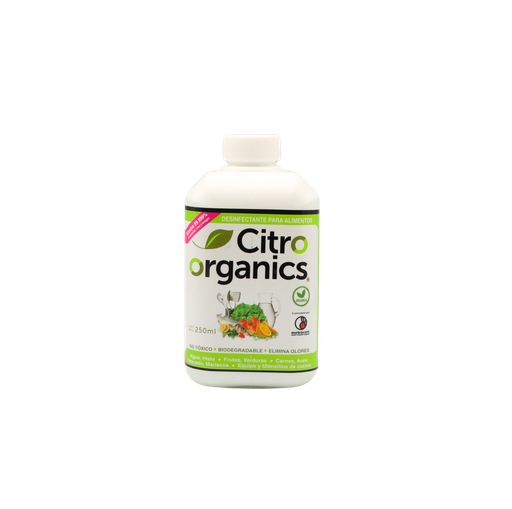 [7500462276805] Desinfectante frutas y verduras garrafa 250 ml Citro Organics
