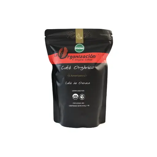 Café descafeinado en grano 250 g La Organización